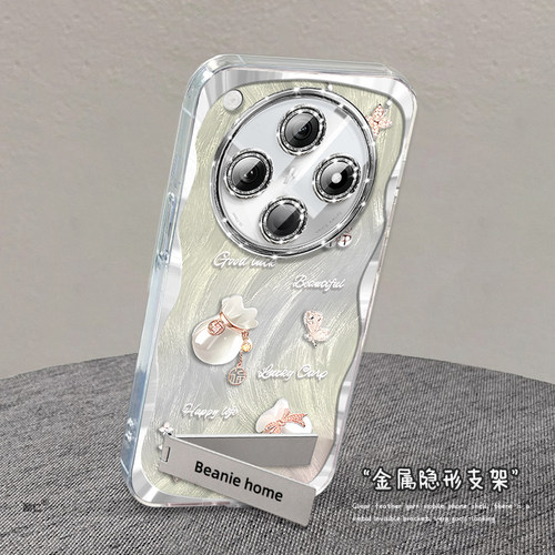 幸运福袋适用oppoFindx8手机壳x7ultra闪粉镜头findx6羽纱纹保护套findx5硅胶x3全包防摔pro女款新品超薄外壳 - 图2