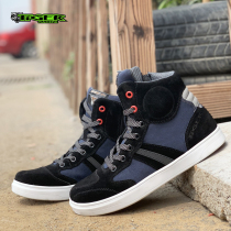 Tiger motorcycle riding shoes men and women Four Seasons Anti-Fall Breathable Locomotive Racing Boots Casual High Help Commuter Shoes