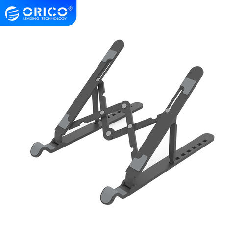 Orico奥睿科笔记本电脑支架托架桌面散热器增高折叠便携式可升降调节支撑用于游戏本平板手提配件 - 图0