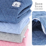 Детское удерживающее тепло нижнее белье, хлопковый комплект, хлопковое демисезонное термобелье для мальчиков, увеличенная толщина