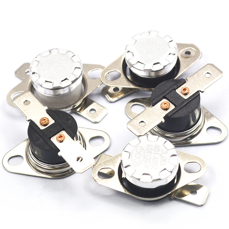 KSD301 302温控开关温度控制器常开常闭陶瓷85-180度250V/10A 16A - 图0