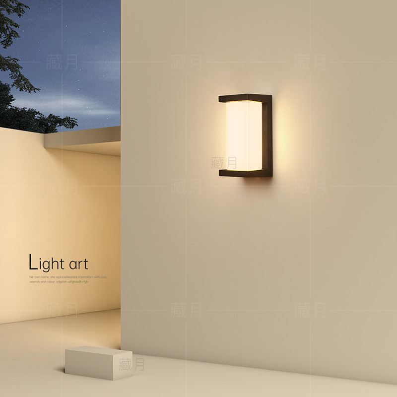 户外壁灯防水别墅庭院灯led大门两侧墙壁灯露台灯饰走廊过道灯具 - 图1