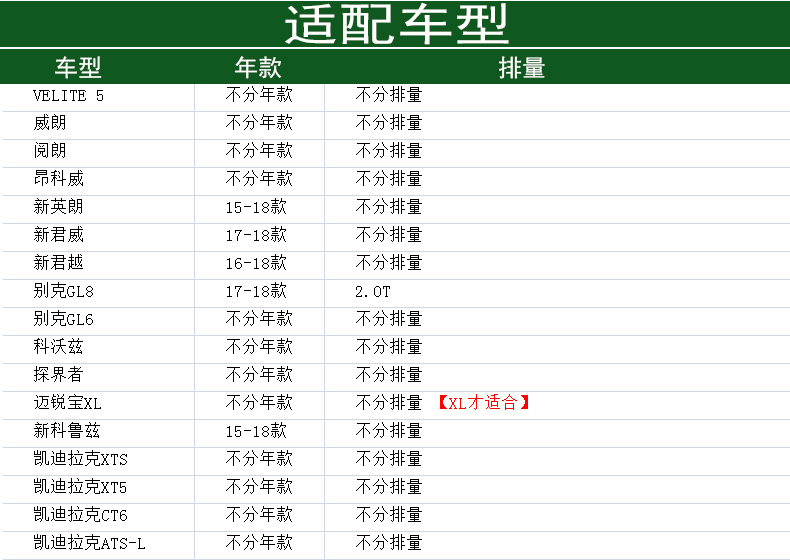 科沃兹XT4科鲁兹泽GL6探界者GL8迈锐宝XL阅朗CT6空调滤芯格滤清器 - 图2