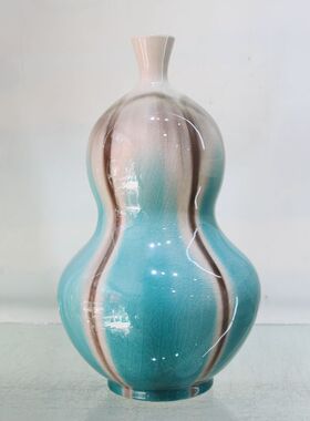 陶瓷窑变花瓶景德镇中式