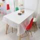 Thickened disposable tablecloth round table rectangular tablecloth banquet restaurant dining tablecloth waterproof oil-proof plastic film