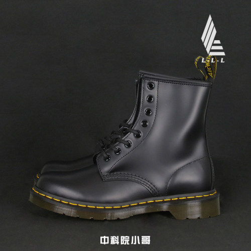 Dr.Martens 马汀博士1460 马丁博士软硬皮马丁靴 经典8孔专柜同款 - 图0