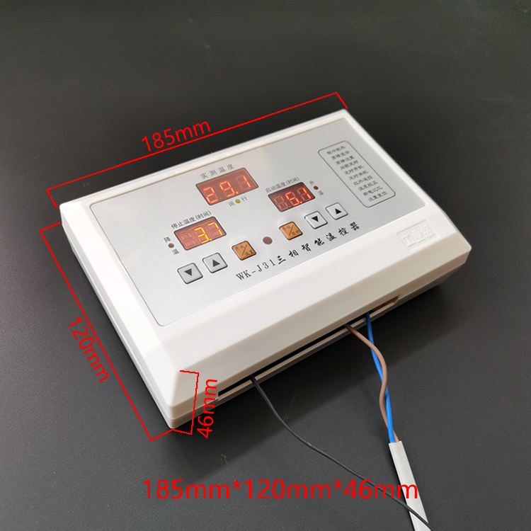 包邮三相温控器10KW大功率380V微电脑自动大棚养殖遥控高精度仪表 - 图1