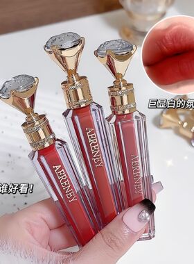 仅出口 现货单头唇釉6色可选 流行彩妆平价学生口红哑光