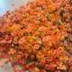 Orange waterfall simulation flower wall opening decoration