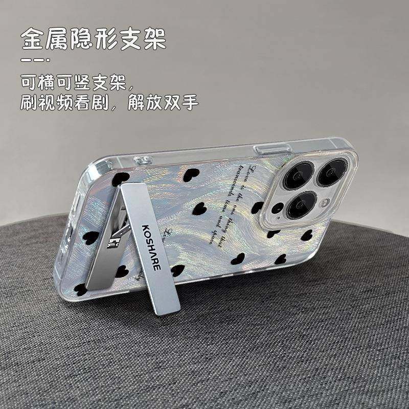 羽纱支架渐层羽纱黑色蝴蝶结适用苹 果15promax手机保护壳华为mate60pro荣耀100女OPPORe新vivox100小米多型,淘宝优惠券,粉丝福利购,淘宝优惠卷