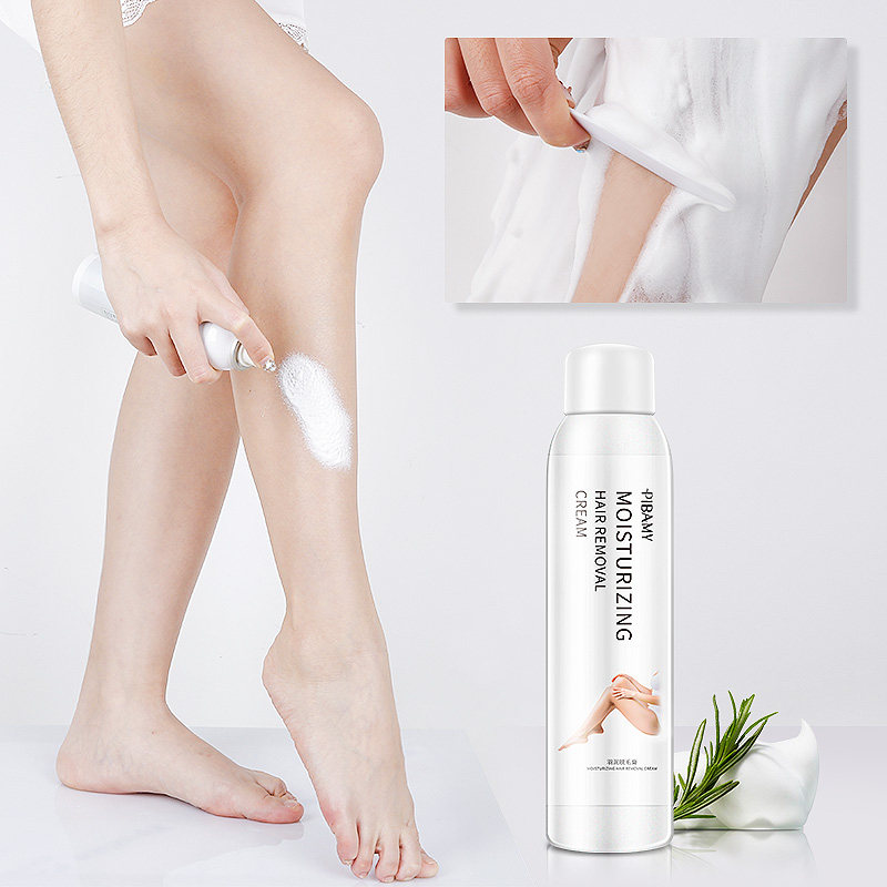 喷雾慕斯泡沫全身腋下私处去脱毛膏 银惠化妆品脱毛膏