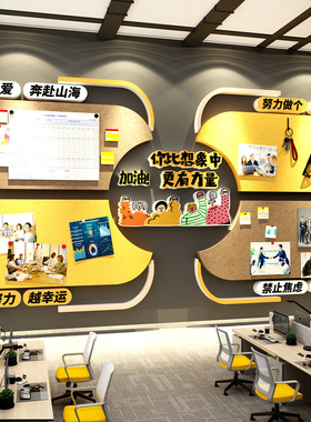 毛毡墙贴办公司室墙面装饰企业文化照片展示栏板员工风采荣誉销冠