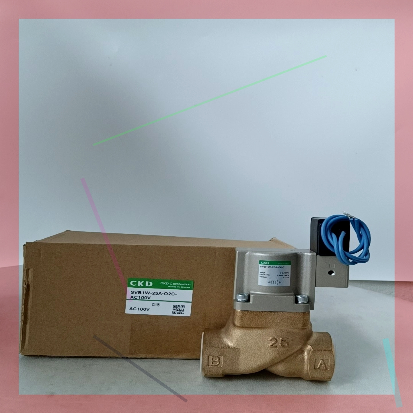 询价!日本原装CKD电磁阀SVB1W-25A-O2C-AC100V - 图2
