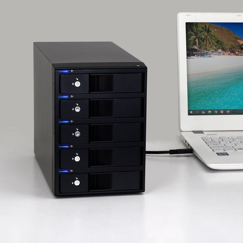 世特力CRIB535EU3C裸族3.5英寸RAID5高速USB3.2硬盘阵列盒柜箱 - 图2