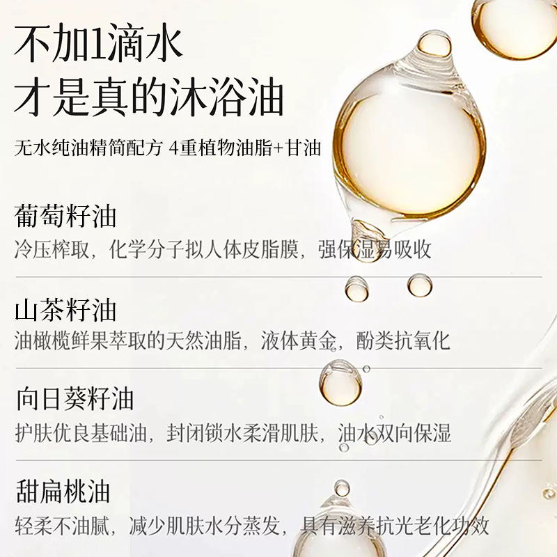 香氛沐浴油干皮保湿沐浴露秋冬季滋润持久留香72小时成人官方正品