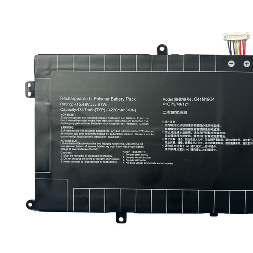 适用于华硕灵耀14 U4700E/J/I UX3000 UXF3000 U3700电池C41N1904 - 图1