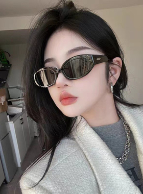 陷入我们的热恋徐栀刘浩存同款墨镜欧美不规则猫眼复古造型太阳镜