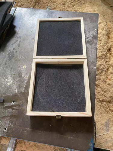 木盒标准零部件金属精密机械滚轮环规包装盒正方形翻盖木盒子定制 - 图1