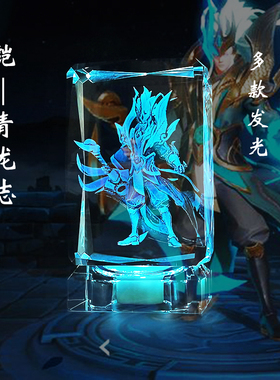 疯狂动物城动漫手办周边水晶摆件