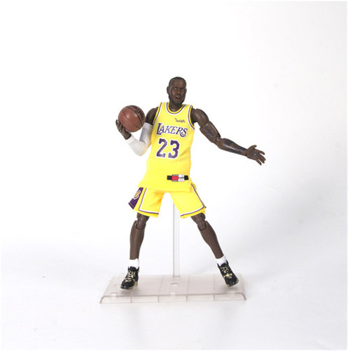 NBA周边1/9 科比·布莱恩特24号紫色球衣超可动手办摆件模型 盒装 - 图3