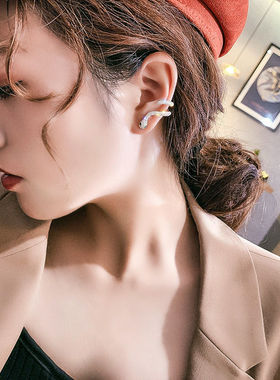 韩雪同款s925纯银耳环2024新款爆款气质耳钉女蛇形耳饰高级感轻奢