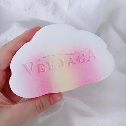氛围感泡澡！谁能拒绝彩虹泡泡浴啊~veejaga云朵泡澡球香氛浴球 - 图0