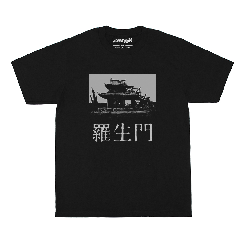 罗生门 T恤 Rashomon 黑泽明电影乱七武士纯棉休闲短袖 T-Shirt - 图3