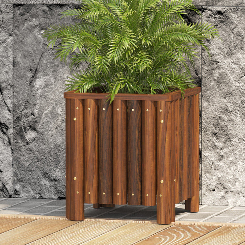 防腐木花箱阳花盆台户外庭院碳化实木质种菜树花槽特大方形种植箱,淘宝优惠券,粉丝福利购,淘宝优惠卷