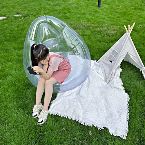 Прозрачный надувной диван, музыкальные надувные прозрачные блестки для ногтей, популярно в интернете