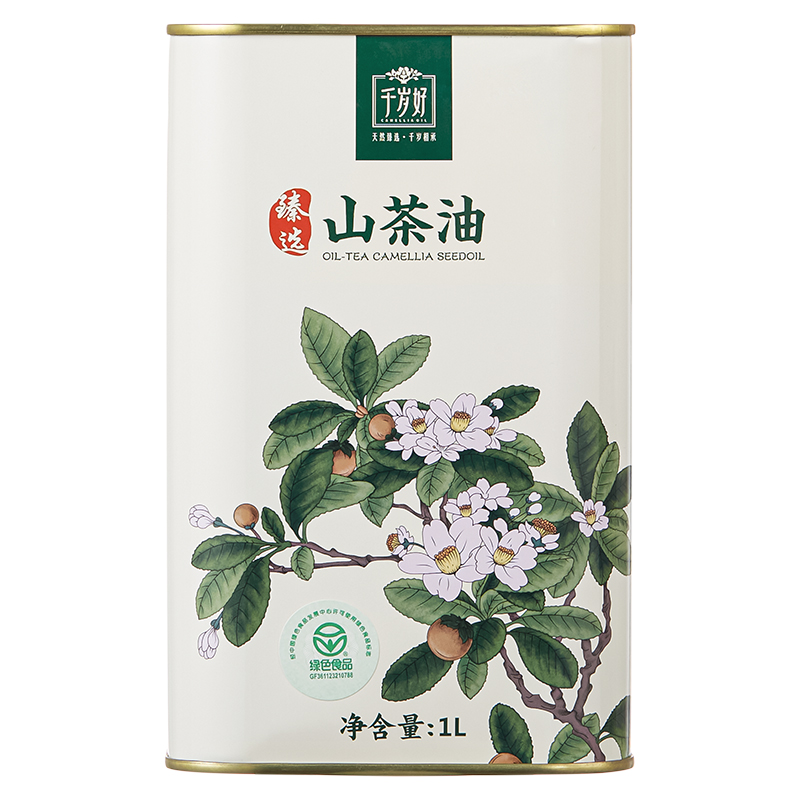 千岁好山茶油1000mL油茶籽油江西绿色食品压榨一级食用油植物油 - 图3