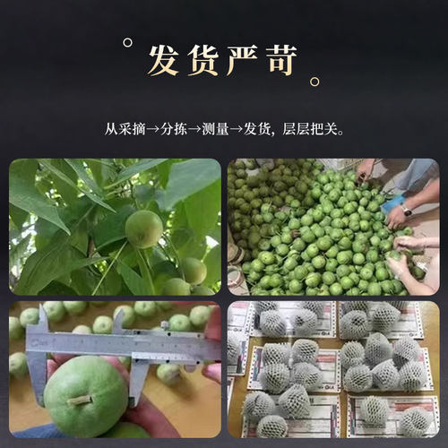 文玩核桃赌青皮手把盘玩天然四座楼狮子头青皮麒麟纹官帽核桃 - 图1
