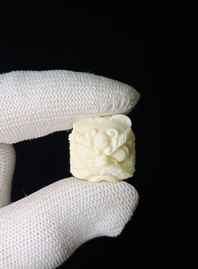 象牙果雕刻醒狮高抛配件金刚菩提佛珠手工DIY文玩菩提子配饰吊坠