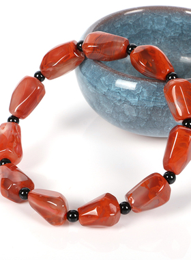 天然随形保山南红玛瑙