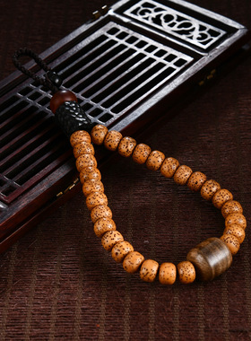 手工汽车挂件古风钥匙链星月菩提