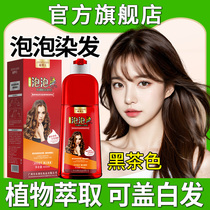 Pro Skin-scale Large Red Bottle Plant Bubble Shampoo Cream Dye Cream Flagship Store Pure Can Cover White Hair