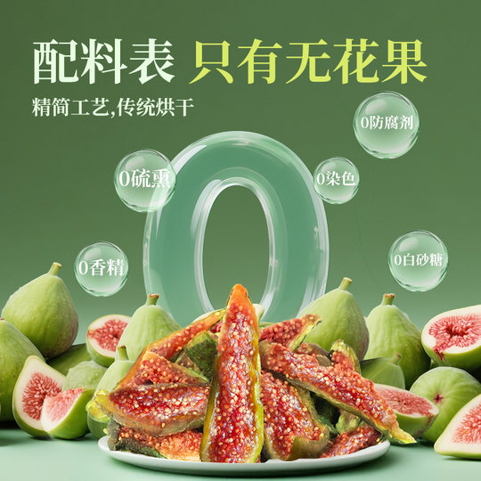 2025 Green Skin Dried Figs Special Grade No Added Sucrose