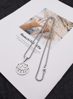 项链男ins潮蹦迪嘻哈女搞笑卡通