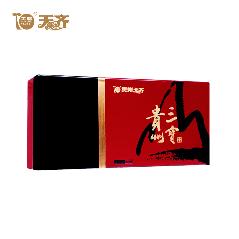 天齐贵州三宝300g送礼贵州特产木盒 天齐集团天麻