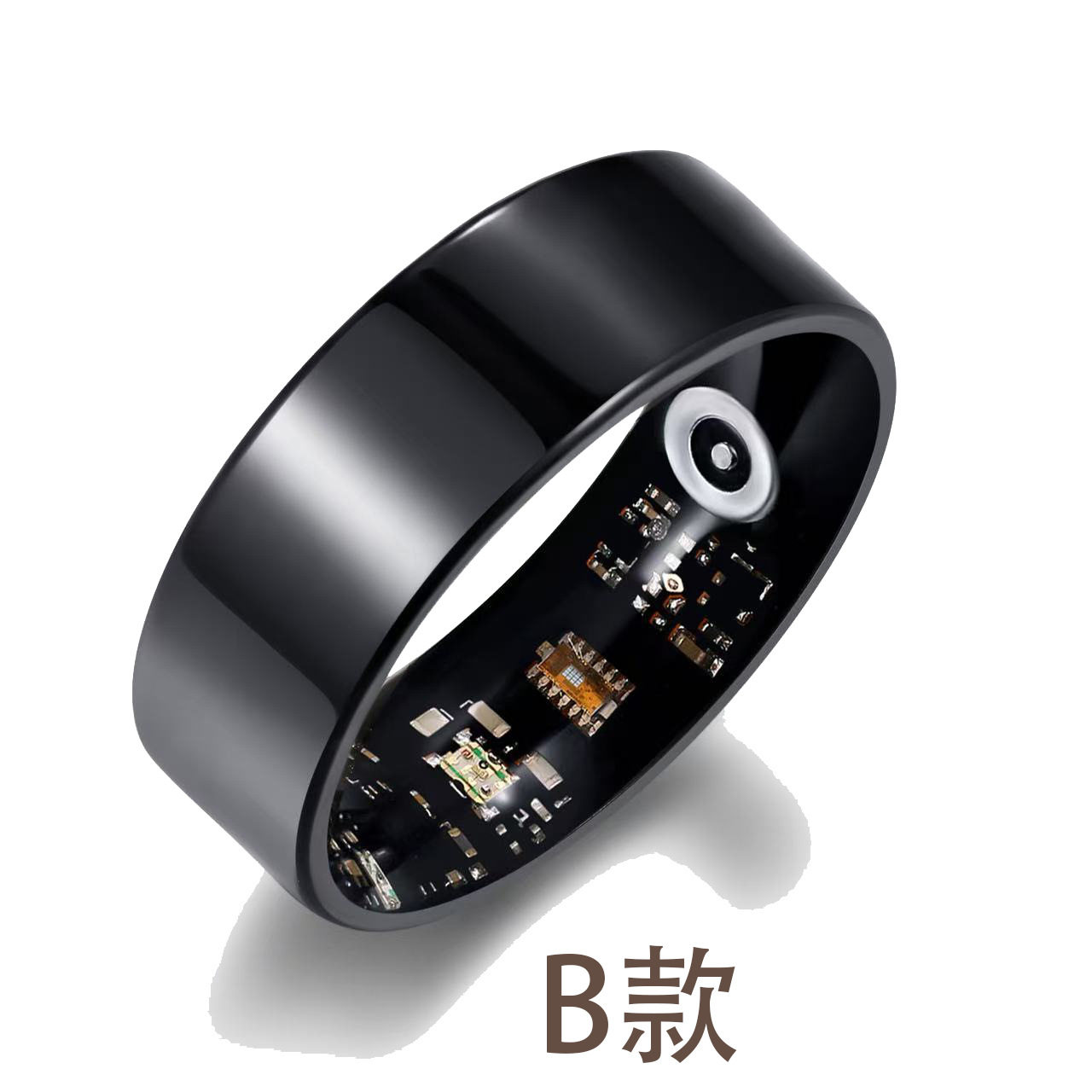 Smart ring vacuum plating new cross-border smart wearable waterproof health ring short video of brushing in the air