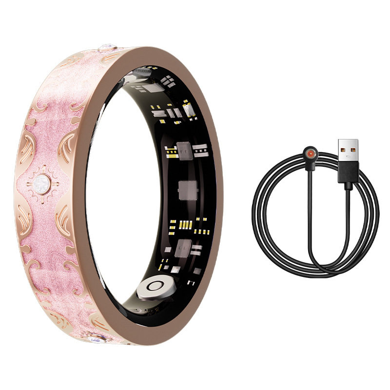 Cross-border V10 narrow smart ring heart rate blood oxygen sleep health monitoring sports step counting waterproof multi-functional smart ring