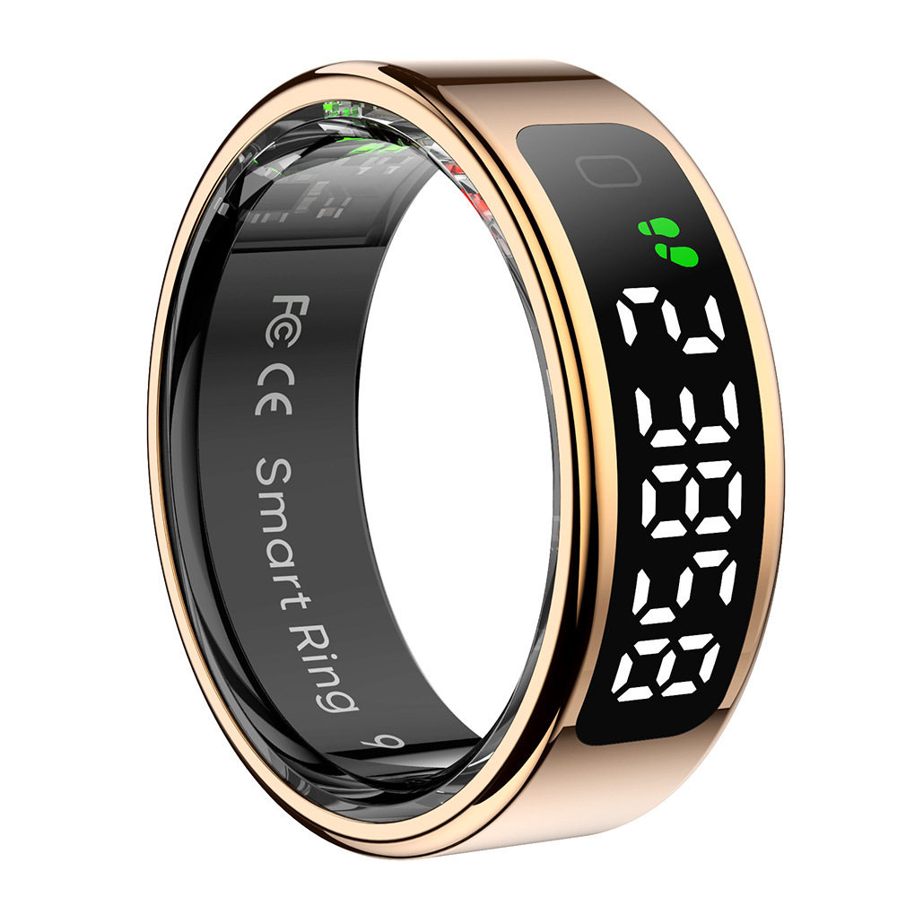 Cross-border R11X smart ring wireless charging heart rate blood oxygen sleep exercise body temperature information reminder smart touch