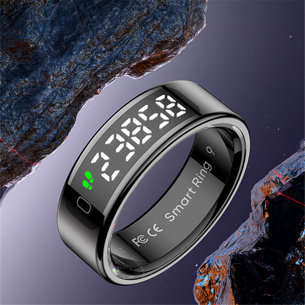 Cross-border R11X smart ring wireless charging heart rate blood oxygen sleep exercise body temperature information reminder smart touch