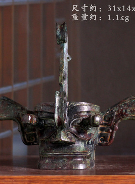 仿古青铜器马踏飞燕三星堆摆件