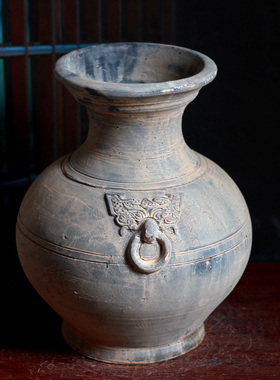 仿古陶器摆件汉代将军罐