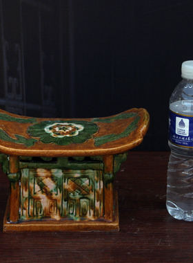 仿古做旧陶瓷枕头复古唐代凤凰枕古董古玩收藏品