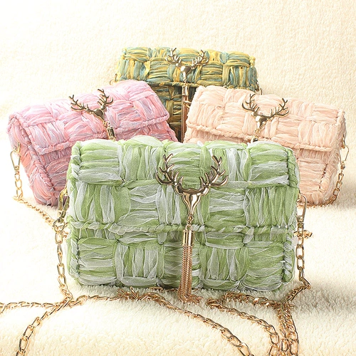 Вязаная сумка ручной работы, барсетка, набор материалов, DIY, связать своими руками, подарок на день рождения