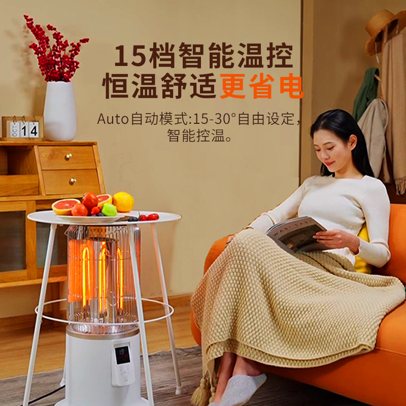 舒飞新款围炉取暖器家用鸟笼取暖器小太阳全屋大面积烤火炉电暖器
