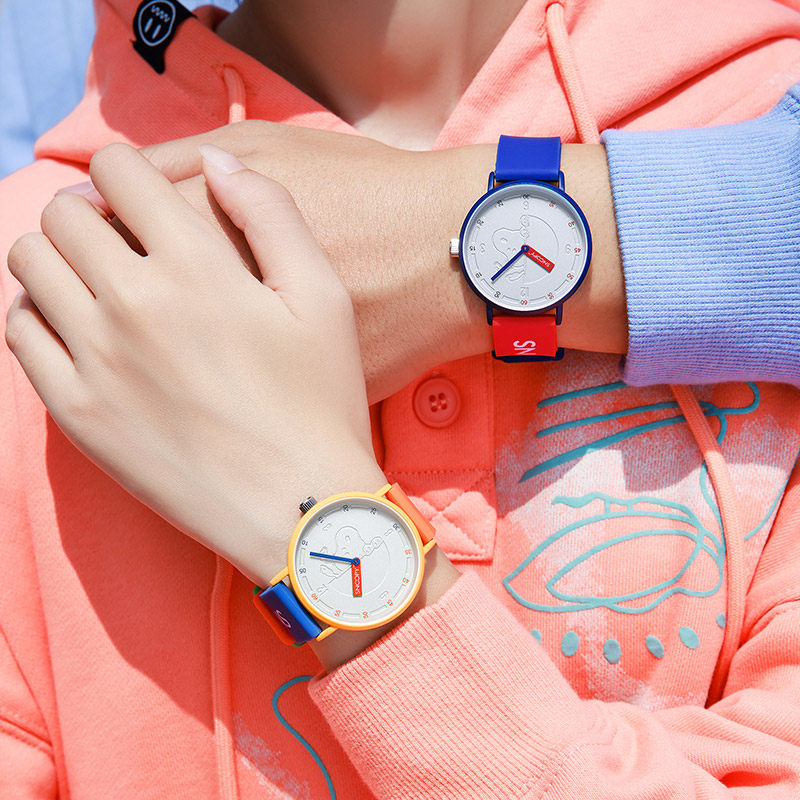 snoopy 2021新款运动潮流情侣石英表 snoopy手表国产腕表