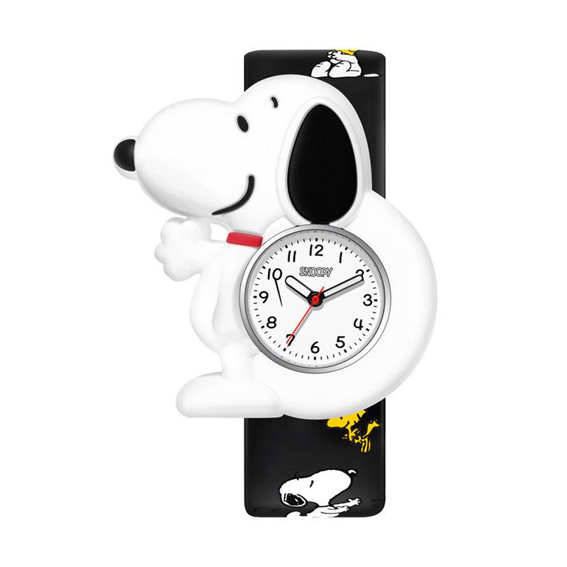 Snoopy/史努比儿童手表女孩3岁卡通幼儿园宝宝啪啪圈小学生玩具表