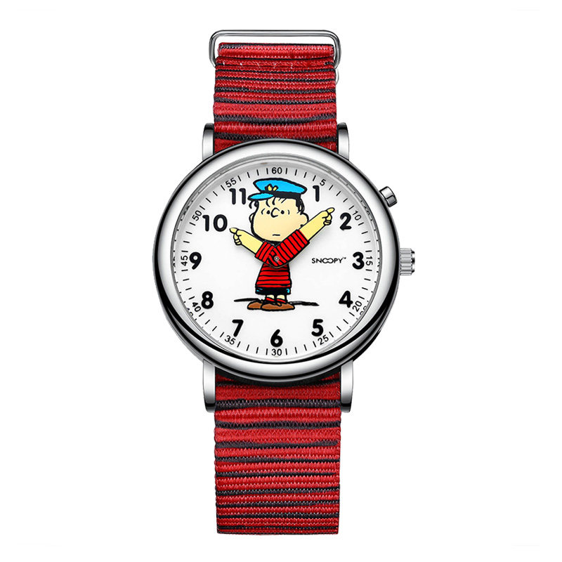 snoopy女简约气质复古卡通风男女表 snoopy手表国产腕表